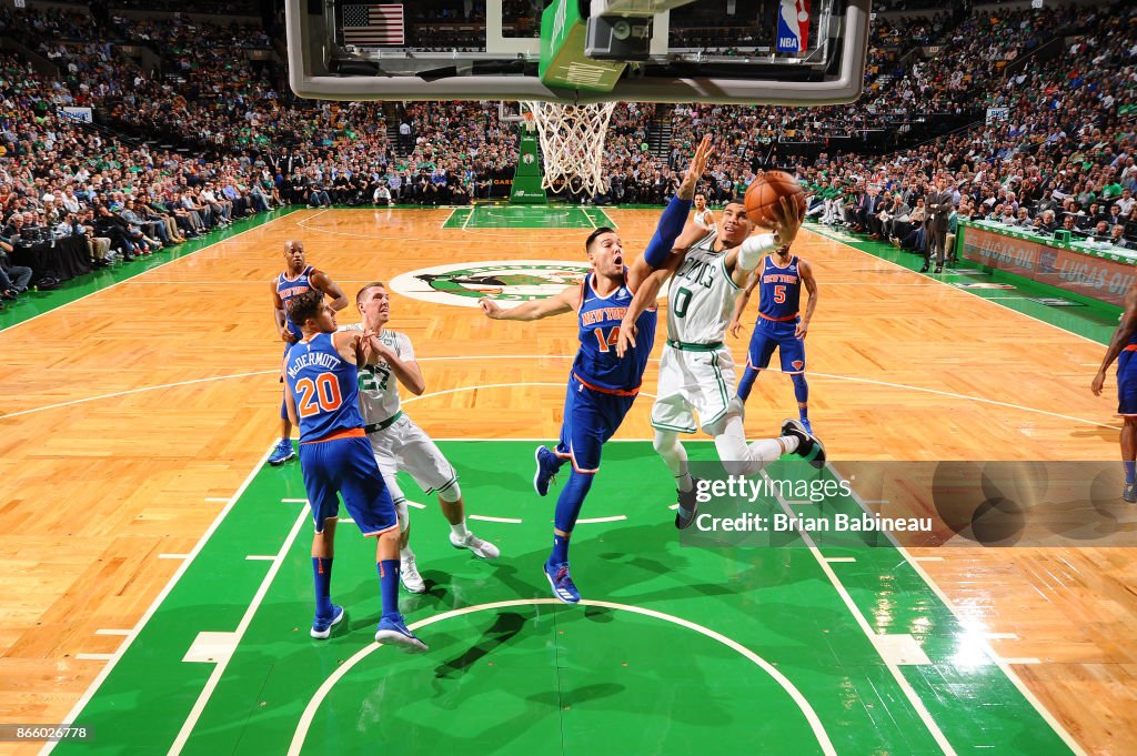 New York Knicks v Boston Celtics