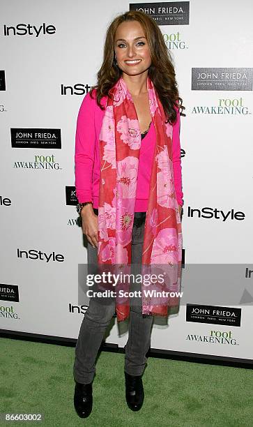 Chef Giada De Laurentiis attends the InStyle Hair Issue launch party hosted by John Frieda Root Awakening at Hotel Gansevoort May 7, 2009 in New York...