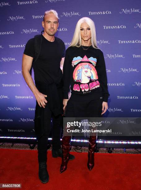 David Blond and Phillipe Blond attend New York Magazine's 50th Anniversary Celebration at Katz's Delicatessen on October 24, 2017 in New York City.