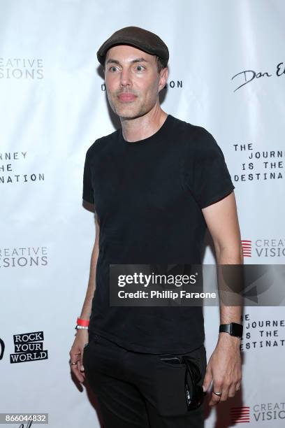 James Haven attends the premiere of "The Journey Is The Destination" at Laemmle Monica Film Center on October 24, 2017 in Santa Monica, California.