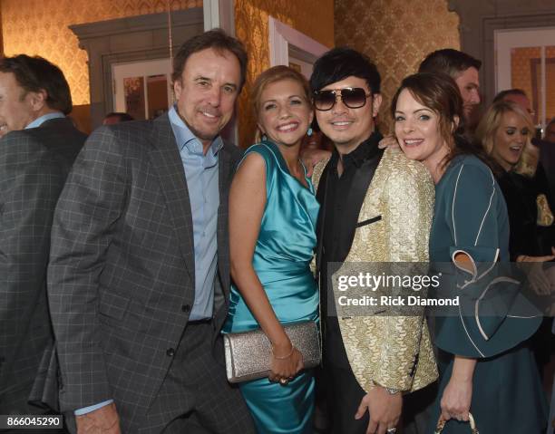 Comedian Kevin Nealon, actress Susan Yeagley, host Newman Arndt and actress Kimberly Williams Pasile attend Nashville Shines for Haiti benefiting...