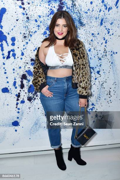 Model Denise Bidot attends as American Eagle celebrates 40 years at its new AE Studio on October 24, 2017 in New York City.