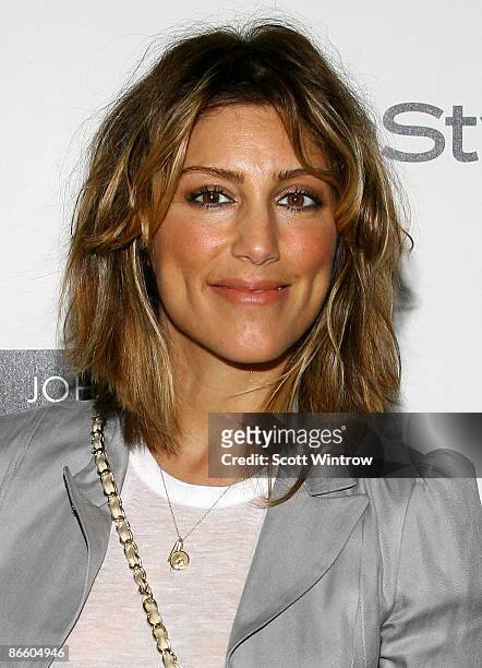 Actress Jennifer Esposito attends the InStyle Hair Issue launch party hosted by John Frieda Root Awakening at Hotel Gansevoort May 7, 2009 in New...