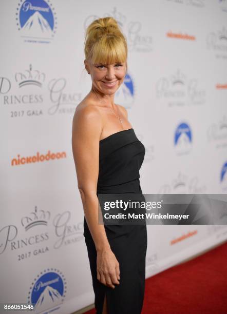 Sirena Irwin attends the 2017 Princess Grace Awards Gala Kick Off Event with a special tribute to Stephen Hillenberg at Paramount Studios on October...