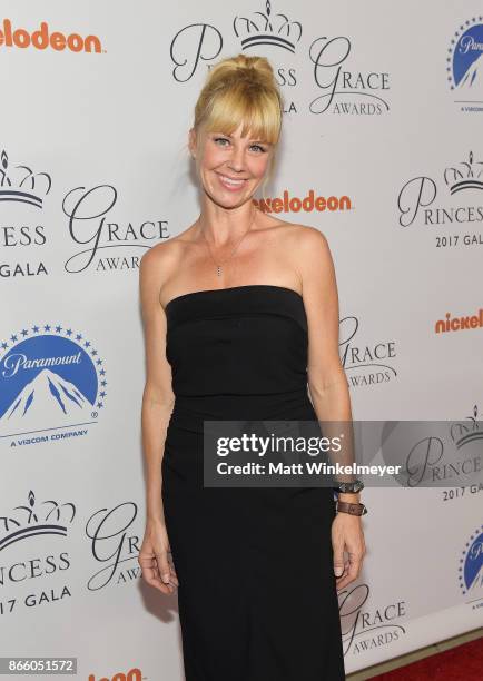 Sirena Irwin attends the 2017 Princess Grace Awards Gala Kick Off Event with a special tribute to Stephen Hillenberg at Paramount Studios on October...