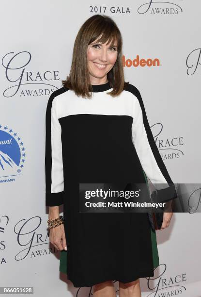 Jill Talley attends the 2017 Princess Grace Awards Gala Kick Off Event with a special tribute to Stephen Hillenberg at Paramount Studios on October...