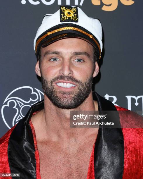 Model / Reality TV Personality Robby Hayes attends the 2017 Maxim Halloween party at Los Angeles Center Studios on October 21, 2017 in Los Angeles,...
