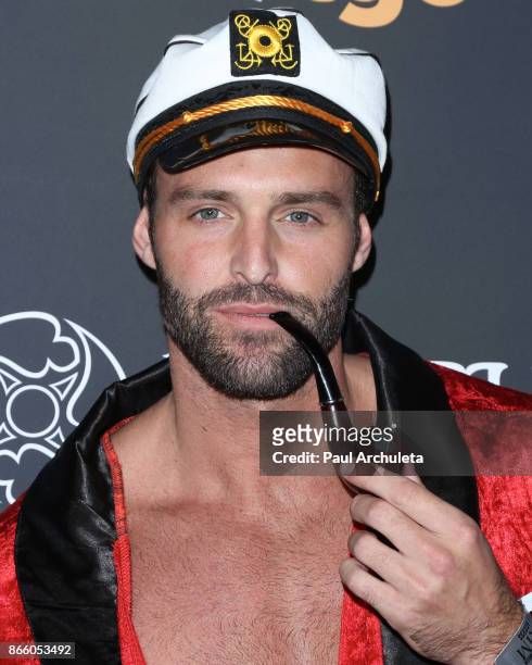 Model / Reality TV Personality Robby Hayes attends the 2017 Maxim Halloween party at Los Angeles Center Studios on October 21, 2017 in Los Angeles,...