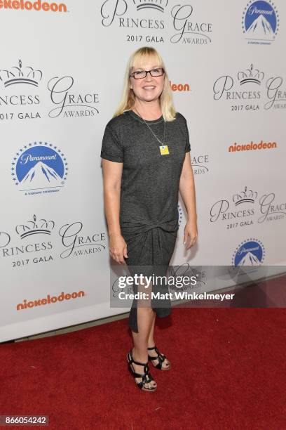 Carolyn Lawrence attends the 2017 Princess Grace Awards Gala Kick Off Event with a special tribute to Stephen Hillenberg at Paramount Studios on...