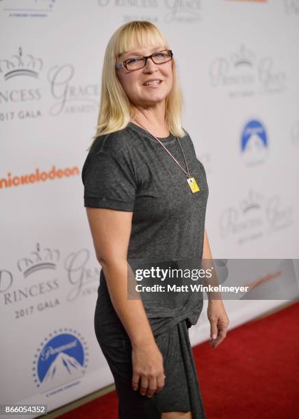 Carolyn Lawrence attends the 2017 Princess Grace Awards Gala Kick Off Event with a special tribute to Stephen Hillenberg at Paramount Studios on...