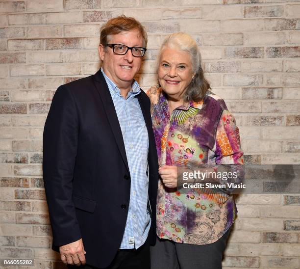 Producer Uri Singer and actress Lois Smith attend "Marjorie Prime" special screening and reception at Anassa Taverna on October 24, 2017 in New York...