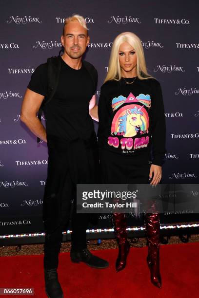 David Blond and Phillipe Blond attend New York Magazine's 50th Anniversary Celebration at Katz's Delicatessen on October 24, 2017 in New York City.