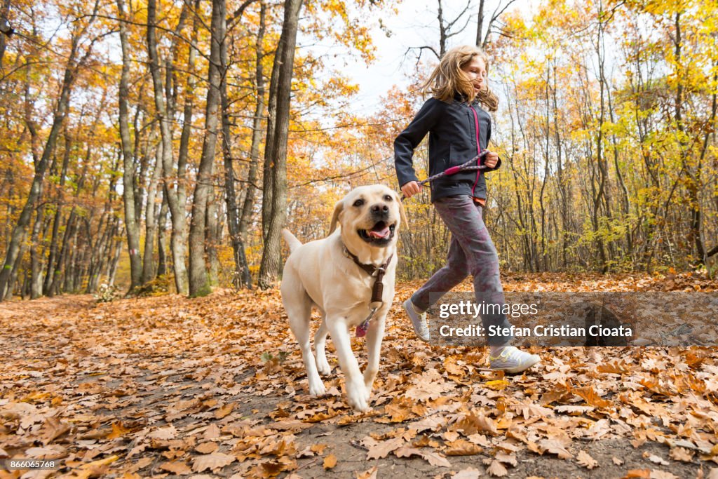 Happy joggers