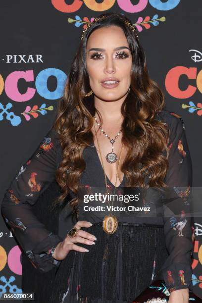 Carla Medina attends the "Coco" Mexico City premiere at Palacio de Bellas Artes on October 24, 2017 in Mexico City, Mexico.