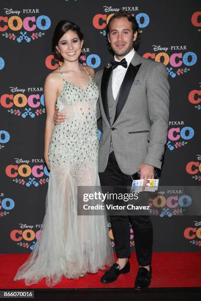 Danael Garcia and Lambda Garcia attend the "Coco" Mexico City premiere at Palacio de Bellas Artes on October 24, 2017 in Mexico City, Mexico.