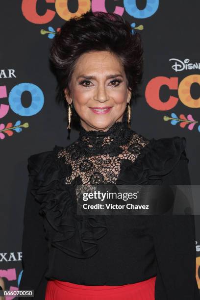 Ofelia Medina attends the "Coco" Mexico City premiere at Palacio de Bellas Artes on October 24, 2017 in Mexico City, Mexico.