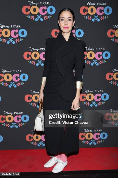 Cecilia Suarez attends the "Coco" Mexico City premiere at Palacio de Bellas Artes on October 24, 2017 in Mexico City, Mexico.