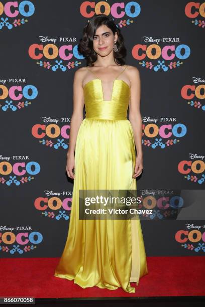 Sofia Espinosa attends the "Coco" Mexico City premiere at Palacio de Bellas Artes on October 24, 2017 in Mexico City, Mexico.