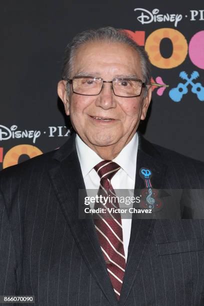 Francisco Colmenero attends the "Coco" Mexico City premiere at Palacio de Bellas Artes on October 24, 2017 in Mexico City, Mexico.