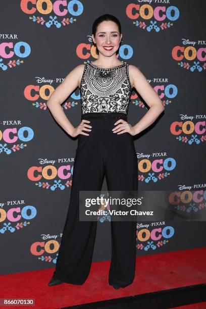 Ariadne Diaz attends the "Coco" Mexico City premiere at Palacio de Bellas Artes on October 24, 2017 in Mexico City, Mexico.