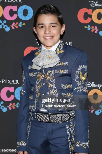 Luis Angel Gomez attends the "Coco" Mexico City premiere at Palacio de Bellas Artes on October 24, 2017 in Mexico City, Mexico.