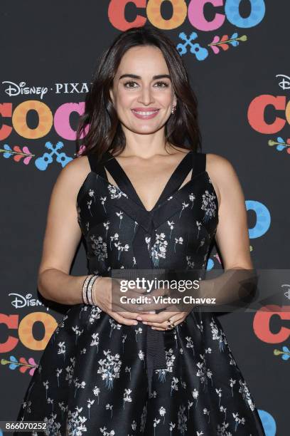 Ana de la Reguera attends the "Coco" Mexico City premiere at Palacio de Bellas Artes on October 24, 2017 in Mexico City, Mexico.