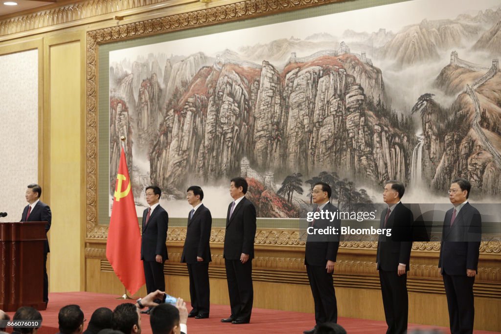 Chinese Communist Party's Politburo Standing Committee Meet the Press