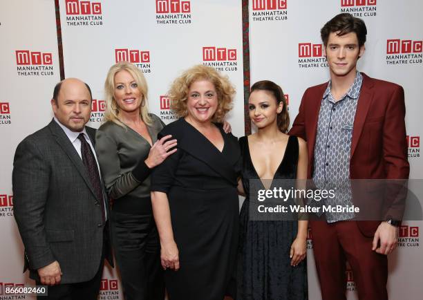 Jason Alexander, Sherie Rene Scott, Mary Testa, Aimee Carrero, Pico Alexander attend the Manhattan Theatre Club's Opening Night Party for 'The...