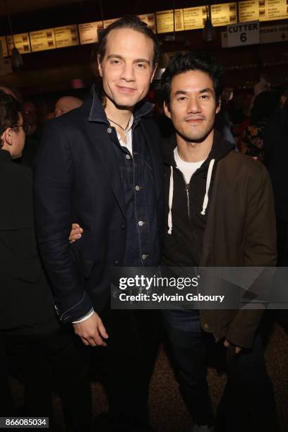 Jordan Roth and Joseph Altuzarra attend New York Magazine's 50th Anniversary Celebration at Katz's Delicatessen on October 24, 2017 in New York City.