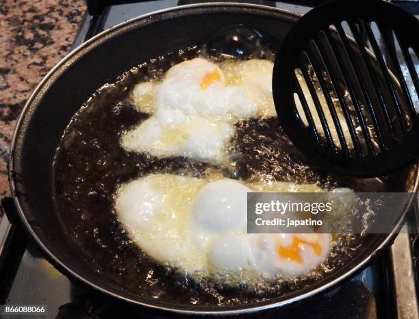 fried eggs - egg white omelet stock pictures, royalty-free photos & images