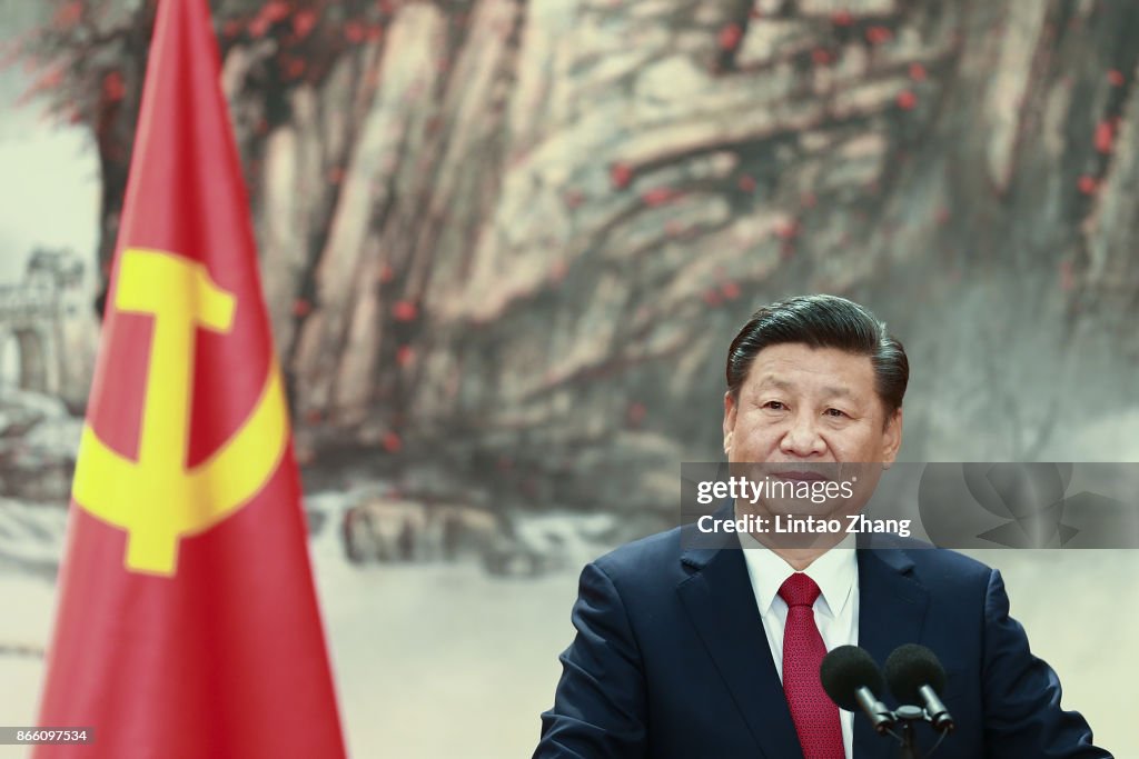 Members Of The Standing Committee Of The Political Bureau Of The New CPC Central Committee Make Public Appearances