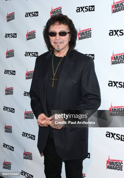 Tony Iommi of the Heavy Metal Band Black Sabbath attends the Loudwire Music Awards at The Novo by Microsoft on October 24, 2017 in Los Angeles,...