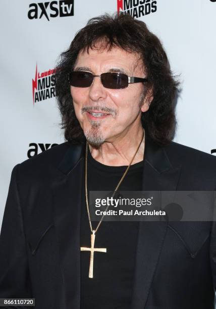 Tony Iommi of the Heavy Metal Band Black Sabbath attends the Loudwire Music Awards at The Novo by Microsoft on October 24, 2017 in Los Angeles,...
