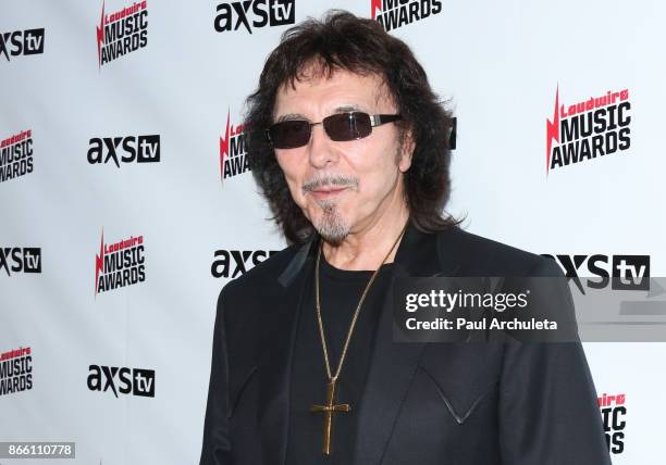 Tony Iommi of the Heavy Metal Band Black Sabbath attends the Loudwire Music Awards at The Novo by Microsoft on October 24, 2017 in Los Angeles,...