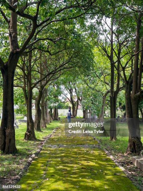 The Kerkhof Dutch cemetery in Banda Aceh, the capital city of Ache Province in northern Sumatra, Indonesia. The burial ground dates back to the mid...