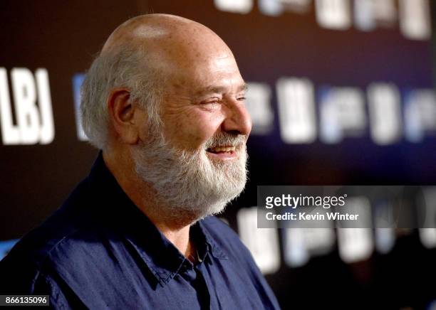 Director/producer Rob Reiner arrives at the premiere of Electric Entertainment's "LBJ" at the Arclight Theatre on October 24, 2017 in Los Angeles,...