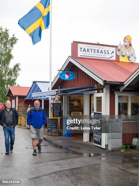 The village of Spiken on Lake Vänern in Sweden, one of a few places where vendace roe is produced.