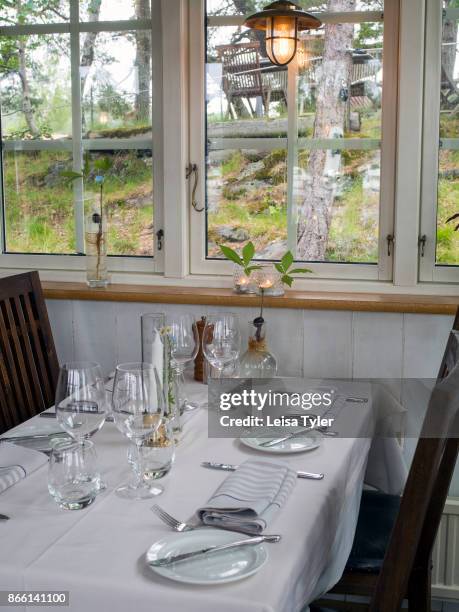 Restaurang Sjöboden, a restaurant by Petter Nordgren in Spiken, West Sweden.