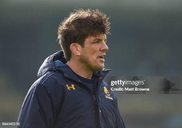 Galway , Ireland - 21 October 2017; Donncha O'Callaghan of Worcester Warriors at the European Rugby Champions Cup Pool 5 Round 2 match between...