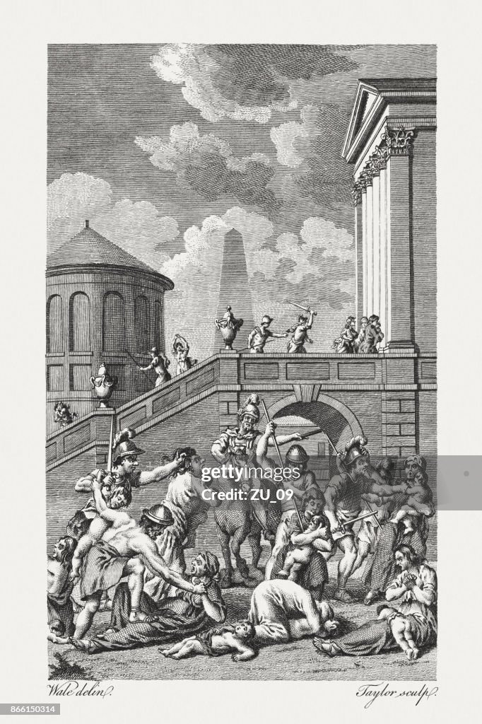 Herod's Massacre of the Innocents (Matthew 2, 16 ), published 1774