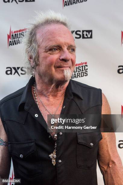 Joey Kramer attends the Loudwire Music Awards at The Novo by Microsoft on October 24, 2017 in Los Angeles, California.