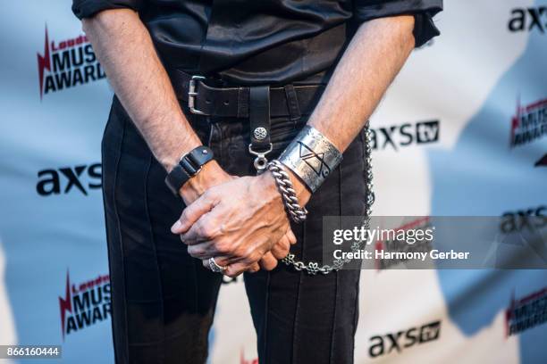 Steve Vai attends the Loudwire Music Awards at The Novo by Microsoft on October 24, 2017 in Los Angeles, California.