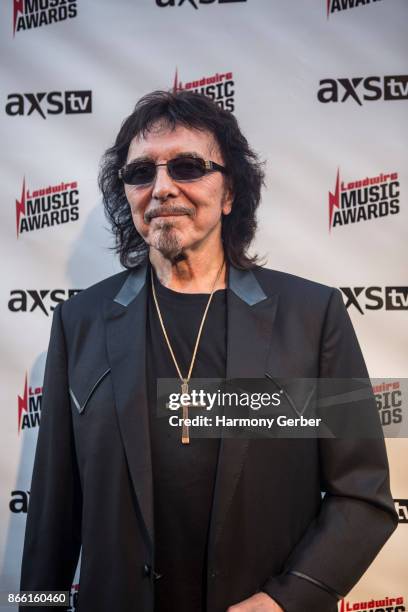 Tony Iommi attends the Loudwire Music Awards at The Novo by Microsoft on October 24, 2017 in Los Angeles, California.