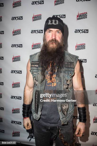 Zakk Wylde attends the Loudwire Music Awards at The Novo by Microsoft on October 24, 2017 in Los Angeles, California.