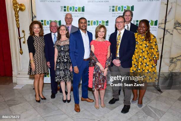 Alatia Bradley Bach, Dennis Hersch, Sara Hobel, George Pisegna, Chef Joseph JJ Johnson, Huguette Hersch; Chef Bill Telepan, Jared Goss and Veronica...