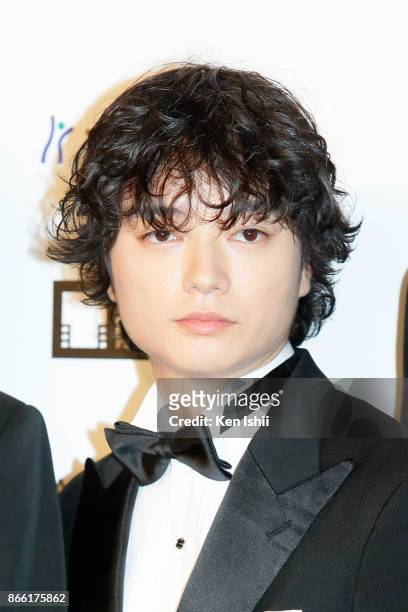 Actor Shota Sometani attends the red carpet of the 30th Tokyo International Film Festival at Roppongi Hills on October 25, 2017 in Tokyo, Japan.
