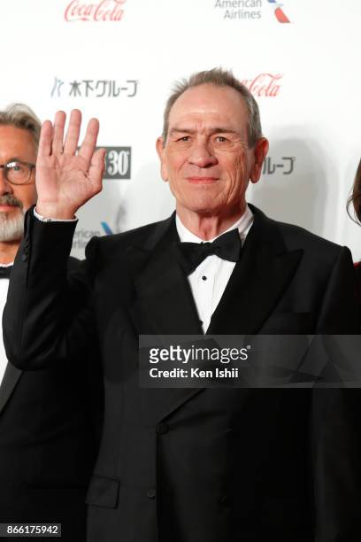 Tommy Lee Jones attends the red carpet of the 30th Tokyo International Film Festival at Roppongi Hills on October 25, 2017 in Tokyo, Japan.