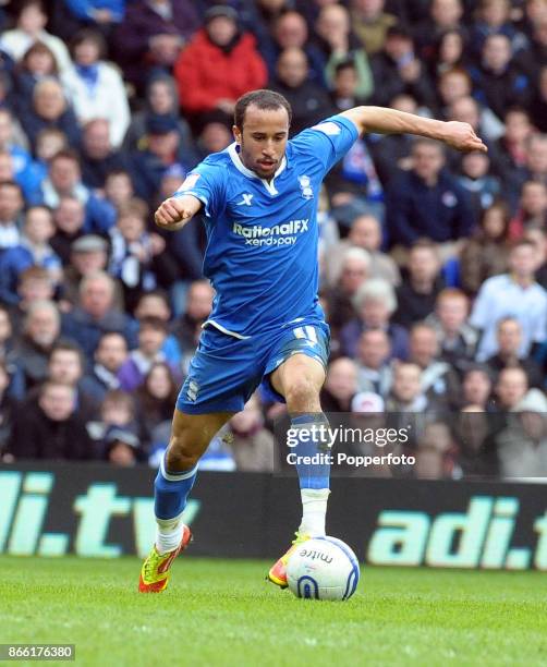 Andros Townsend of Birmingham City during the Npower Championship match between Birmingham City and Middlesbrough at St Andrews on March 17, 2012 in...