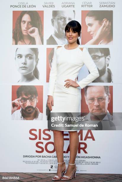 Actress Adriana Ugarte during 'El Sistema Solar' Madrid Photocall on October 25, 2017 in Madrid, Spain.