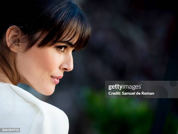 Actress Adriana Ugarte during 'El Sistema Solar' Madrid Photocall on October 25, 2017 in Madrid, Spain.